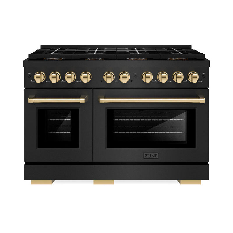 Autograph Edition 48 in. 6.7 cu. ft. Paramount Dual Fuel Range with 8 Burner DuoPro™ Cooktop and Dual Ovens - (PSDRBZ48G) -