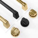 ZLINE Autograph Edition 48 in. 6.7 cu. ft. Paramount Dual Fuel Range with 8 Burner DuoPro™ Cooktop and Dual Ovens in Satin Stainless Steel with White Matte Doors and Matte Black Accents (PSDRSZ-WM-48-MB) - (PSDRSZWM48MB) -