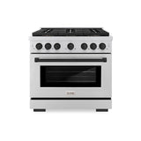 Autograph Edition 36 in. 5.2 cu. ft. Paramount Dual Fuel Range with 6 Burner DuoPro™ Cooktop and Electric Convection Oven - (PSDRZ36MB) -