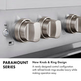 Autograph Edition 36 in. 5.2 cu. ft. Paramount Dual Fuel Range with 6 Burner DuoPro™ Cooktop and Electric Convection Oven - (PSDRZ36MB) -