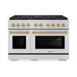Autograph Edition 48 in. 6.7 cu. ft. Paramount Dual Fuel Range with 8 Burner DuoPro™ Cooktop and Dual Ovens - (PSDRZ48CB) -