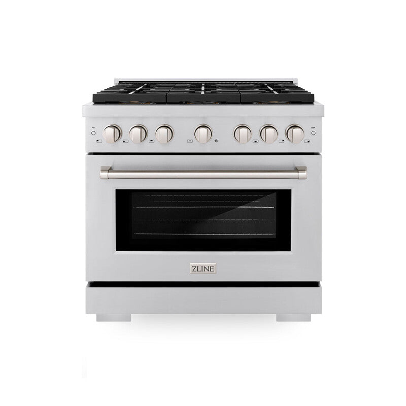 36 in. 5.2 cu. ft. Paramount Gas Range with 6 Burner DuoPro™ Cooktop and Convection Gas Oven - (PSGR36) -