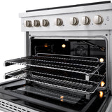 36 in. 5.2 cu. ft. Paramount Gas Range with 6 Burner DuoPro™ Cooktop and Convection Gas Oven - (PSGR36) -