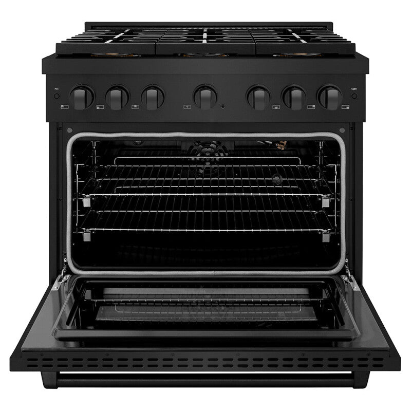36 in. 5.2 cu. ft. Paramount Gas Range with 6 Burner DuoPro™ Cooktop and Convection Gas Oven - (PSGRB36) -