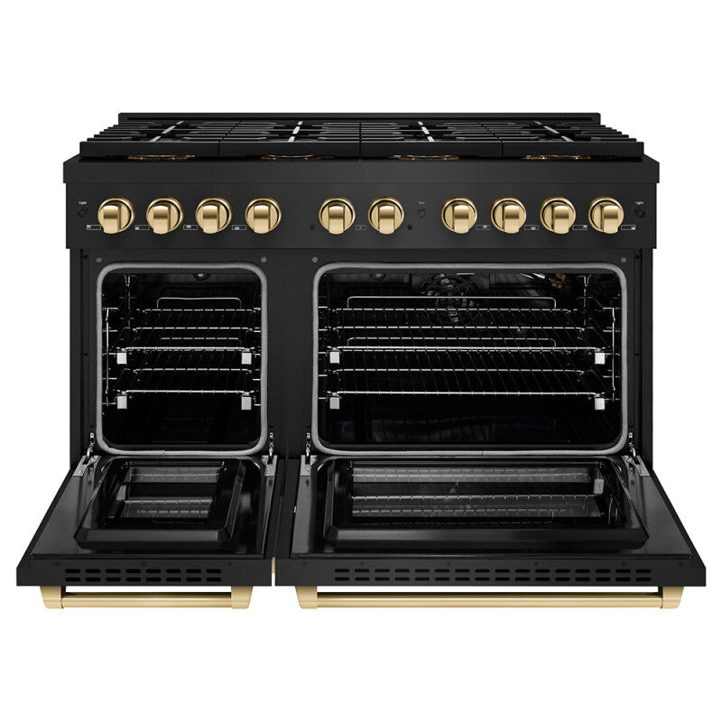 Autograph Edition 48 in. 6.7 cu. ft. Paramount Gas Range with 8 Burner DuoPro™ Cooktop and Dual Ovens - (PSGRBZ48G) -