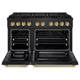 Autograph Edition 48 in. 6.7 cu. ft. Paramount Gas Range with 8 Burner DuoPro™ Cooktop and Dual Ovens - (PSGRBZ48G) -