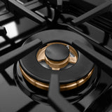 ZLINE 30 in. 4.2 cu. ft. Paramount Gas Range with 4 Burner DuoPro™ Cooktop and Convection Gas Oven in Satin Stainless Steel (PSGRS-30) - (PSGRS30) -