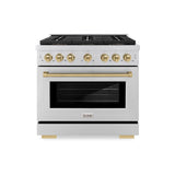 Autograph Edition 36 in. 5.2 cu. ft. Paramount Gas Range with 6 Burner DuoPro™ Cooktop and Convection Gas Oven - (PSGRZ36CB) -