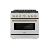 Autograph Edition 36 in. 5.2 cu. ft. Paramount Gas Range with 6 Burner DuoPro™ Cooktop and Convection Gas Oven - (PSGRZ36G) -