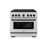 Autograph Edition 36 in. 5.2 cu. ft. Paramount Gas Range with 6 Burner DuoPro™ Cooktop and Convection Gas Oven - (PSGRZ36MB) -