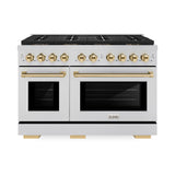 Autograph Edition 48 in. 6.7 cu. ft. Paramount Gas Range with 8 Burner DuoPro™ Cooktop and Dual Ovens - (PSGRZ48G) -