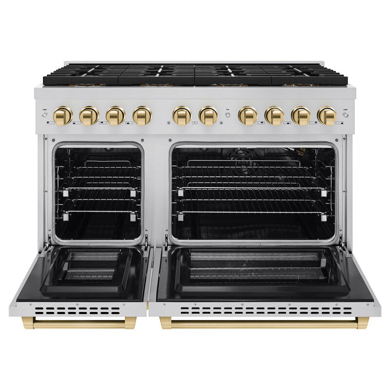 Autograph Edition 48 in. 6.7 cu. ft. Paramount Gas Range with 8 Burner DuoPro™ Cooktop and Dual Ovens - (PSGRZ48G) -