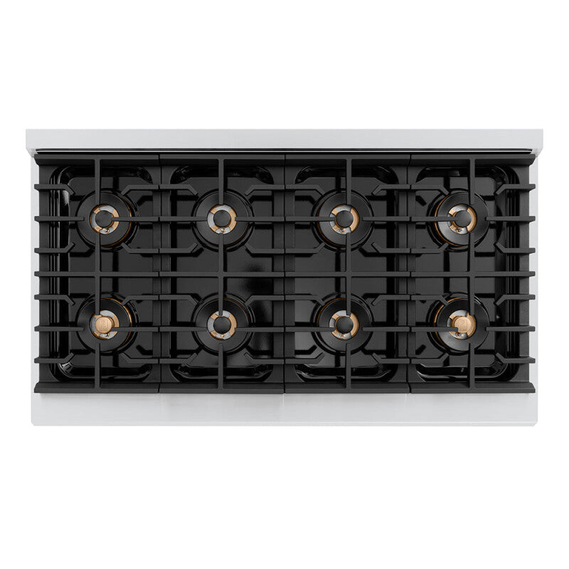 Autograph Edition 48 in. 6.7 cu. ft. Paramount Gas Range with 8 Burner DuoPro™ Cooktop and Dual Ovens - (PSGRZ48MB) -