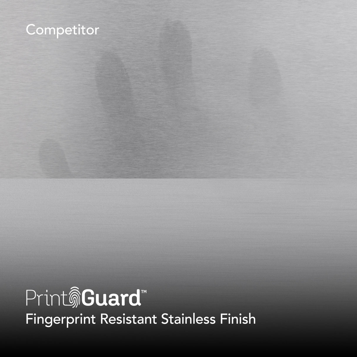 Broan F4030SF PrintGuard technology infographic