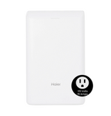 Haier 10,000 BTU Portable Air Conditioner for Medium Rooms up to 350 sq ft. (7,200 BTU SACC) - (QPCA10YBMW)