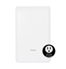Haier 10,000 BTU Portable Air Conditioner for Medium Rooms up to 350 sq ft. (7,200 BTU SACC) - (QPCA10YBMW)