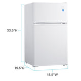 3.1 cu. ft. Compact Refrigerator - (RA31B3S) - AVANTI