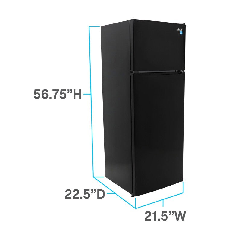 7.4 cu. ft. Apartment Size Refrigerator - (RA75V1B) - AVANTI