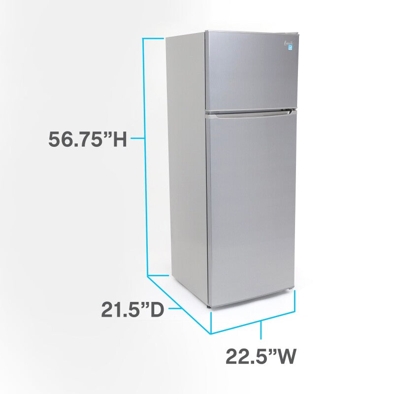 7.4 cu. ft. Apartment Size Refrigerator - (RA75V3S) - AVANTI