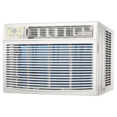Comfort-Aire RAD-283S 28,000 BTU window air conditioner, front view