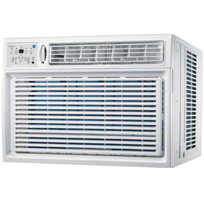 Comfort-Aire RADS-151R01 15,000 BTU window air conditioner, left-facing view