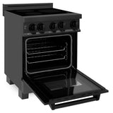 24" 2.8 cu. ft. Induction Range with a 3 Element Stove and Electric Oven - (RAINDBS24) -