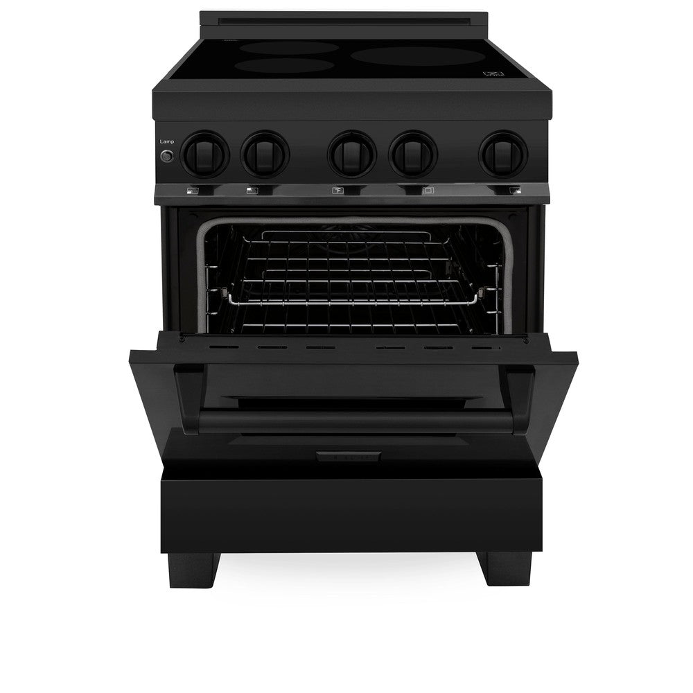 24" 2.8 cu. ft. Induction Range with a 3 Element Stove and Electric Oven - (RAINDBS24) -