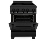 24" 2.8 cu. ft. Induction Range with a 3 Element Stove and Electric Oven - (RAINDBS24) -