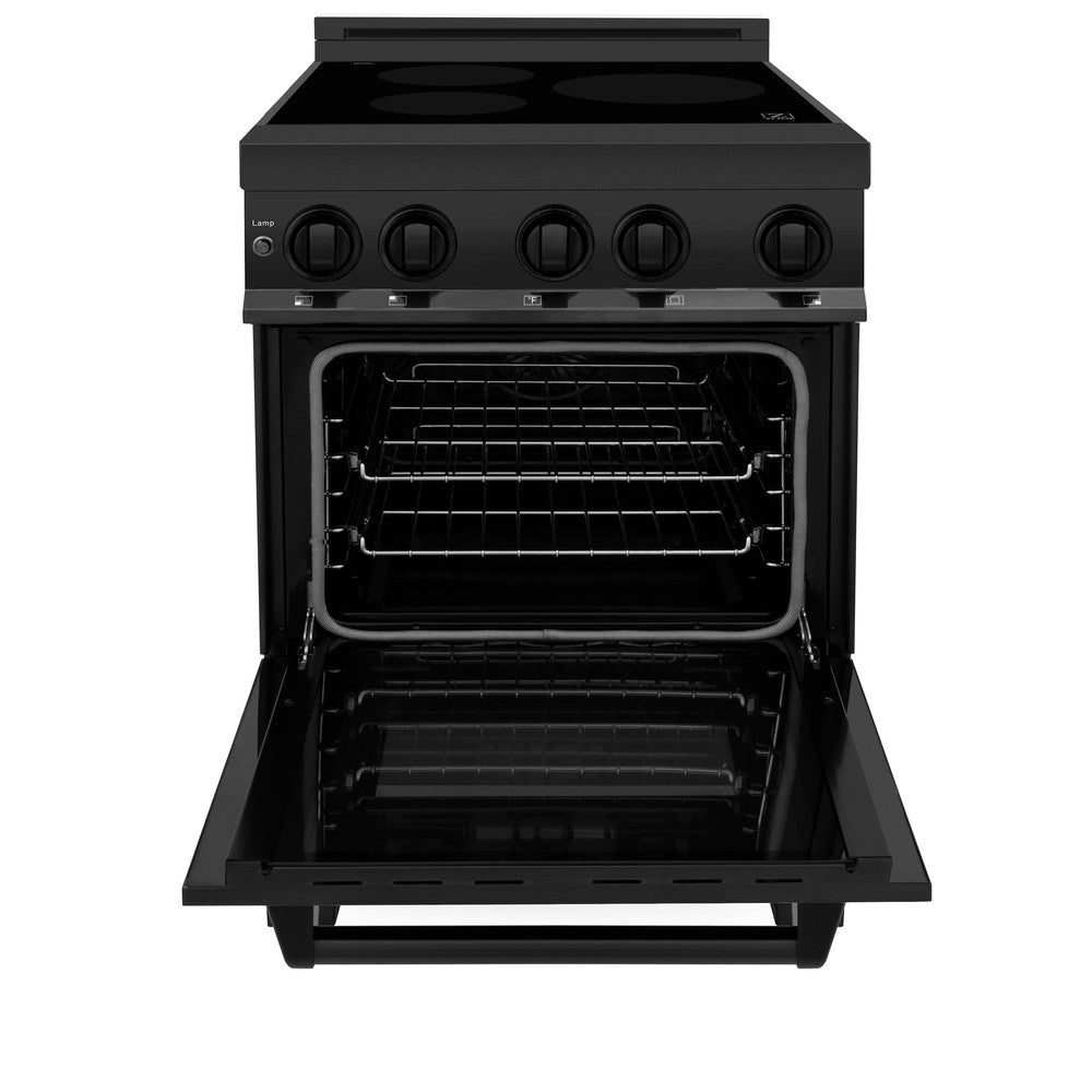 24" 2.8 cu. ft. Induction Range with a 3 Element Stove and Electric Oven - (RAINDBS24) -