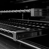 ZLINE 24 in. 2.8 cu. ft. Legacy Induction Range with 4 Element Cooktop and Electric Oven in Satin Stainless Steel (RAINDS-SN-24) - (RAINDSSN24) -