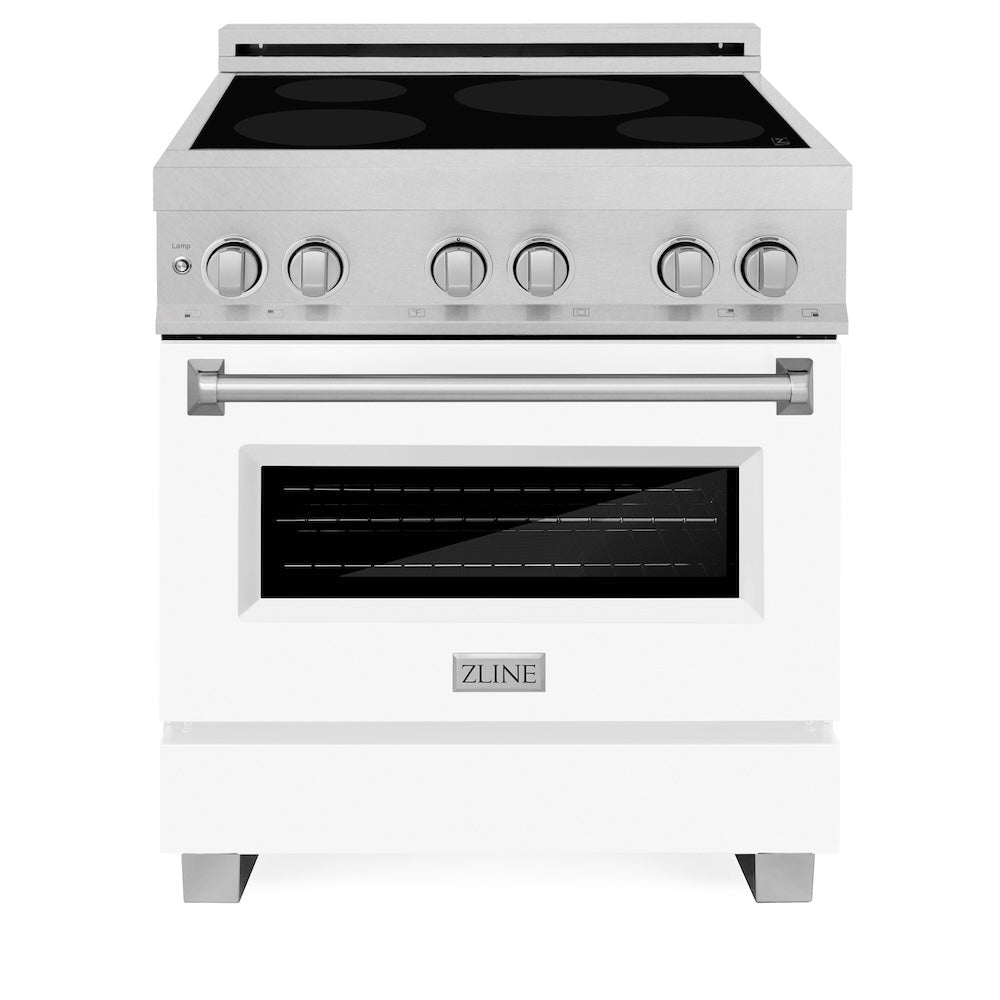 30" 4.0 cu. ft. Induction Range with a 4 Element Stove and Electric Oven - (RAINDSWM30) -