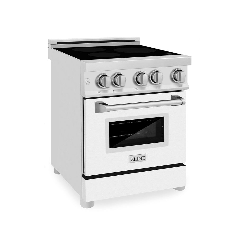 24" 2.8 cu. ft. Induction Range with a 3 Element Stove and Electric Oven - (RAINDWM24) -