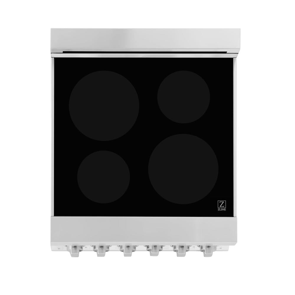 24" 2.8 cu. ft. Induction Range with a 3 Element Stove and Electric Oven - (RAINDWM24) -