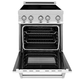 24" 2.8 cu. ft. Induction Range with a 3 Element Stove and Electric Oven - (RAINDWM24) -
