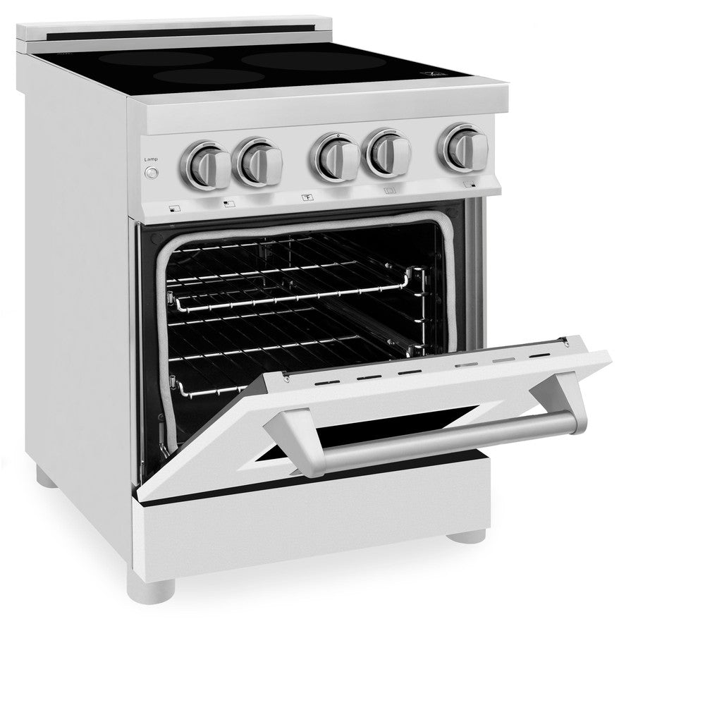 24" 2.8 cu. ft. Induction Range with a 3 Element Stove and Electric Oven - (RAINDWM24) -