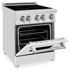 24" 2.8 cu. ft. Induction Range with a 3 Element Stove and Electric Oven - (RAINDWM24) -