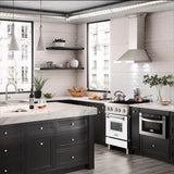 24" 2.8 cu. ft. Induction Range with a 3 Element Stove and Electric Oven - (RAINDWM24) -