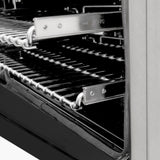 24" 2.8 cu. ft. Dual Fuel Range with Gas Stove and Electric Oven and Black Matte Door - (RASBLM24) -