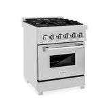24" 2.8 cu. ft. Dual Fuel Range with Gas Stove and Electric Oven - (RASSN24) -