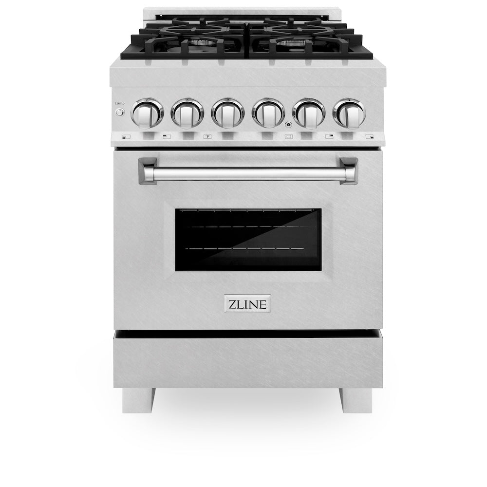 24" 2.8 cu. ft. Dual Fuel Range with Gas Stove and Electric Oven - (RASSN24) -