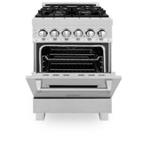24" 2.8 cu. ft. Dual Fuel Range with Gas Stove and Electric Oven - (RASSN24) -