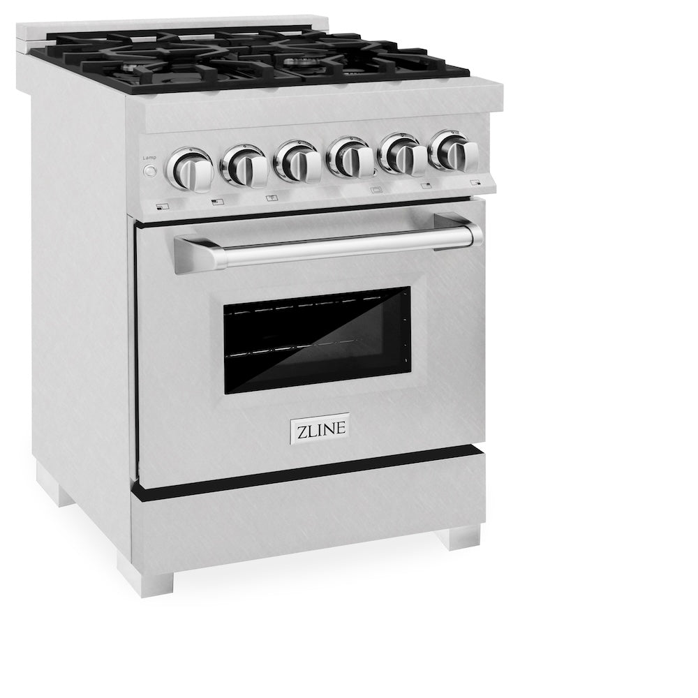 24" 2.8 cu. ft. Dual Fuel Range with Gas Stove and Electric Oven - (RASSN24) -