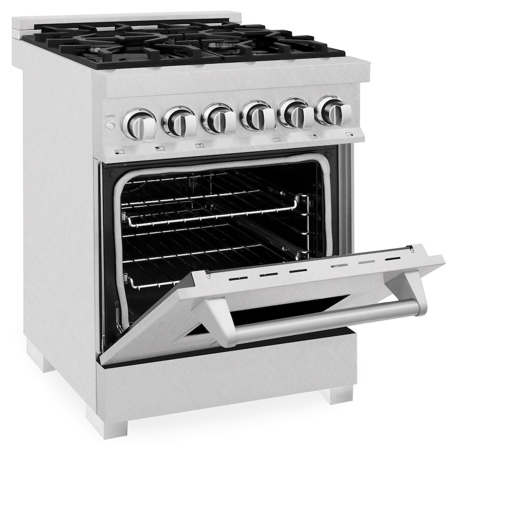 24" 2.8 cu. ft. Dual Fuel Range with Gas Stove and Electric Oven - (RASSN24) -