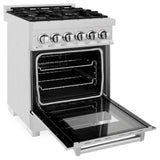 24" 2.8 cu. ft. Dual Fuel Range with Gas Stove and Electric Oven - (RASSN24) -