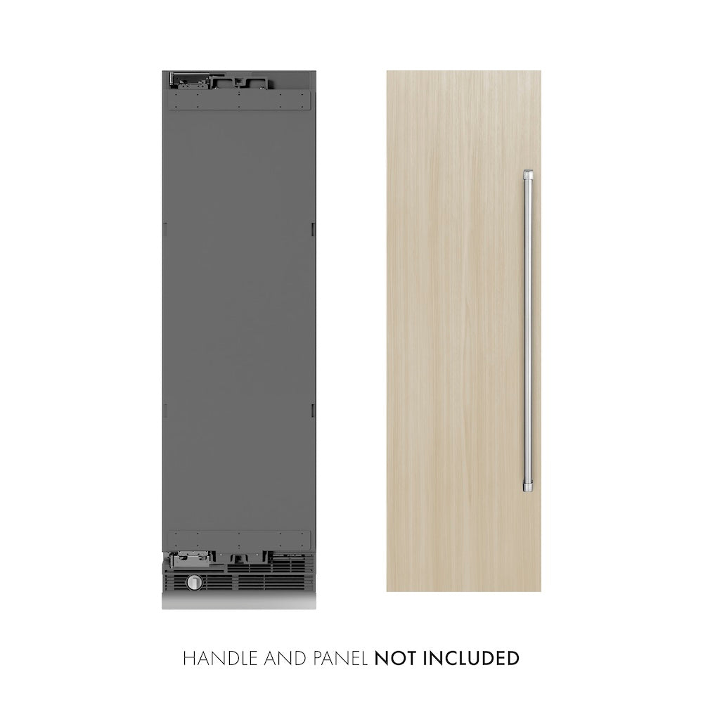 24 in. 12.4 cu. ft. Panel Ready Column Freezer with Graphite Gray Interior - (RBCFV24) -