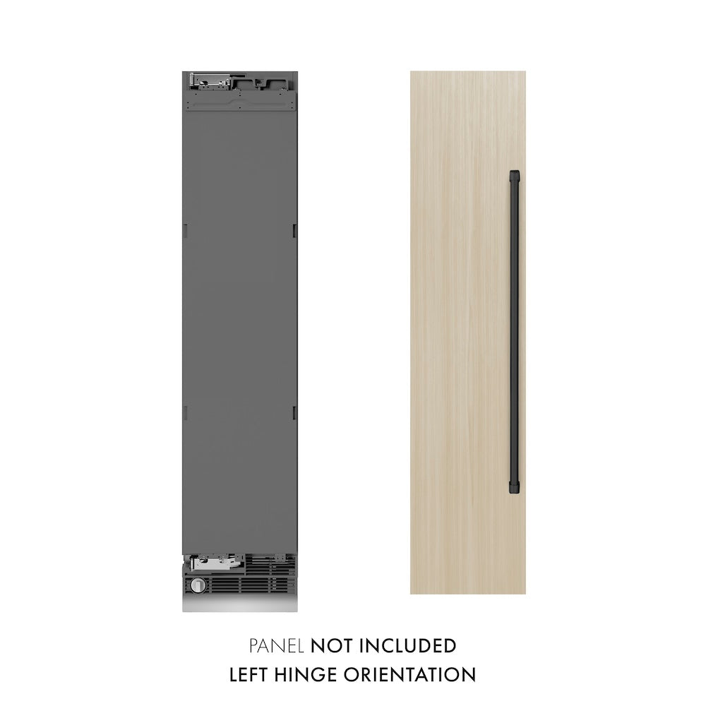 Autograph Edition 18 in. 8.6 cu. ft. Panel Ready Left Hinge Column Freezer with Graphite Gray Interior and Matte Black Accents - (RBCFVLZ18MB) -