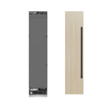 Autograph Edition 18 in. 8.6 cu. ft. Panel Ready Left Hinge Column Freezer with Graphite Gray Interior and Matte Black Accents - (RBCFVLZ18MB) -