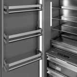 Autograph Edition 18 in. 8.6 cu. ft. Panel Ready Left Hinge Column Freezer with Graphite Gray Interior and Matte Black Accents - (RBCFVLZ18MB) -