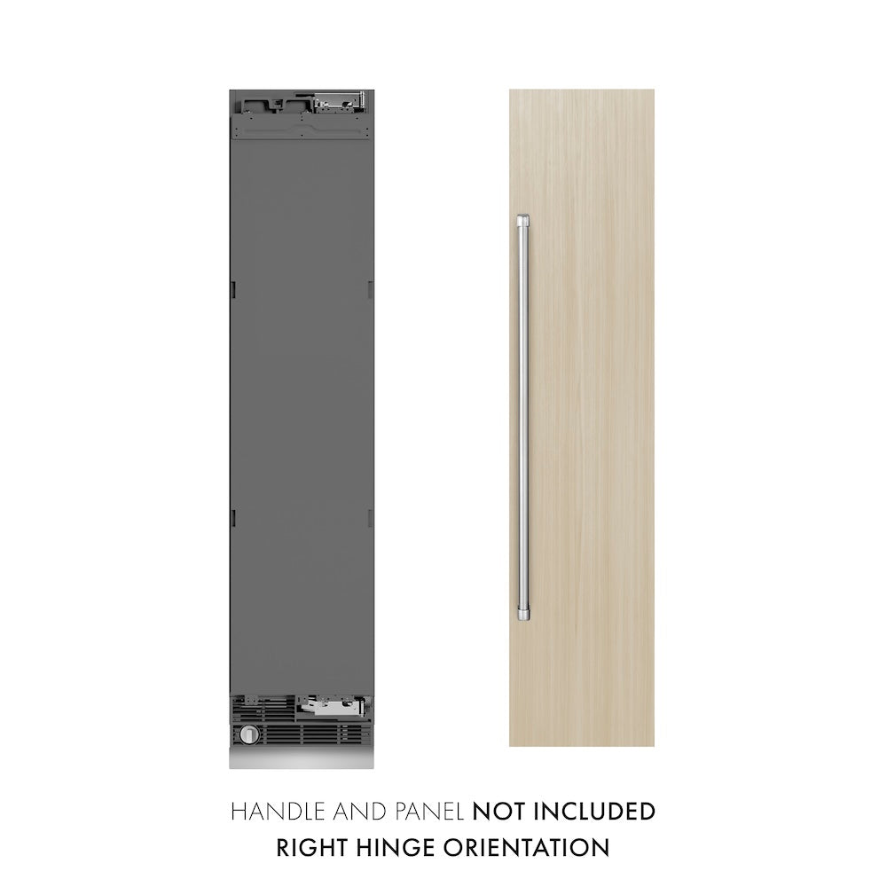 18 in. 8.6 cu. ft. Panel Ready Right Hinge Column Freezer with Graphite Gray Interior - (RBCFVR18) -