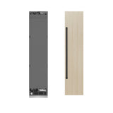 Autograph Edition 18 in. 8.6 cu. ft. Panel Ready Right Hinge Column Freezer with Graphite Gray Interior and Matte Black Accents - (RBCFVRZ18MB) -